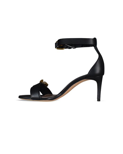 McQueen Black Sandals