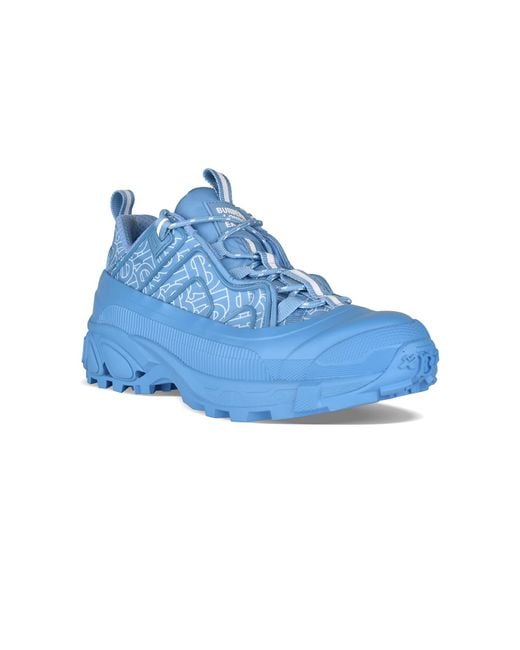 Burberry Blue Arthur Sneakers for men