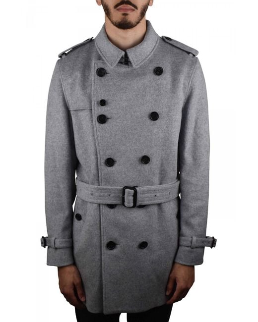 Burberry kensington mid length trench coat mens hot sale