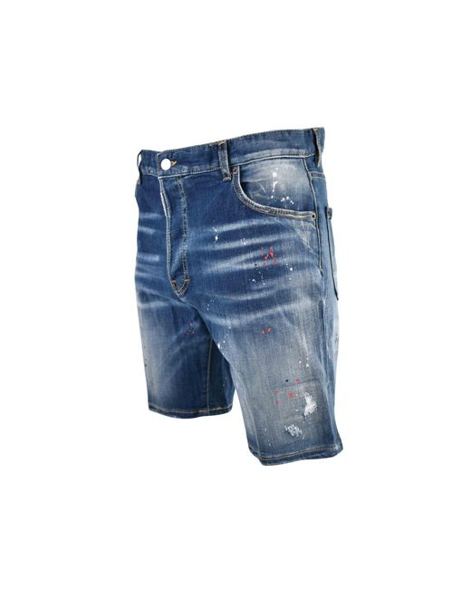 Corto Marino DSquared² de hombre de color Blue