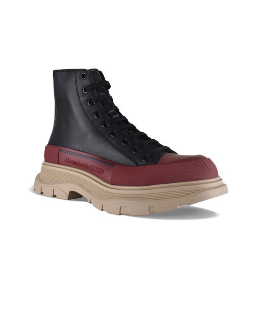 Alexander McQueen Black Sneakers Tread Slick for men