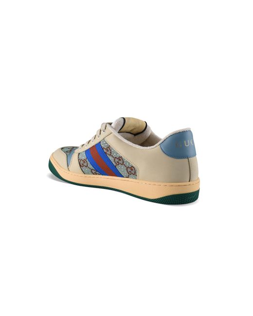 Gucci Blue Screener Sneakers for men