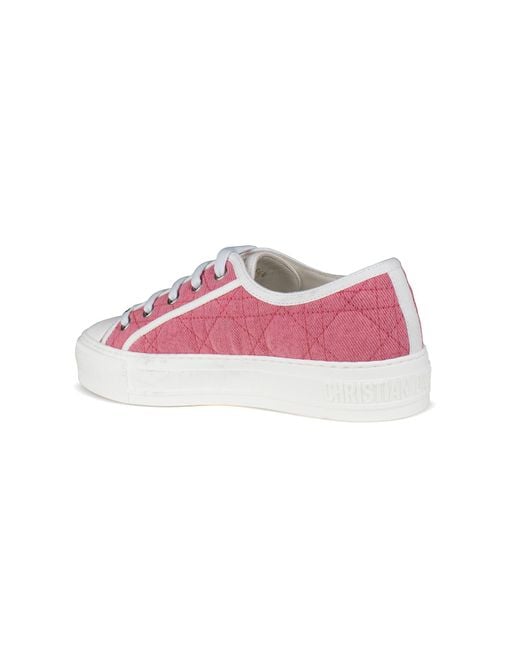 Sneakers Walk'N Faded Cannage di Dior in Pink