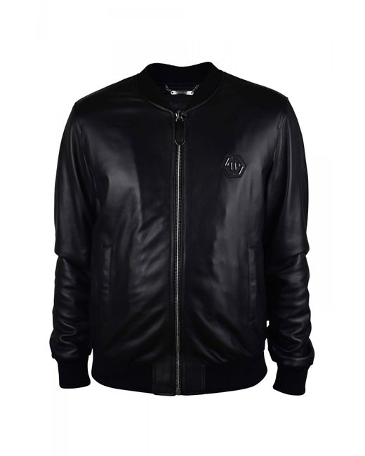Cazadora bomber Philipp Plein de hombre de color Black