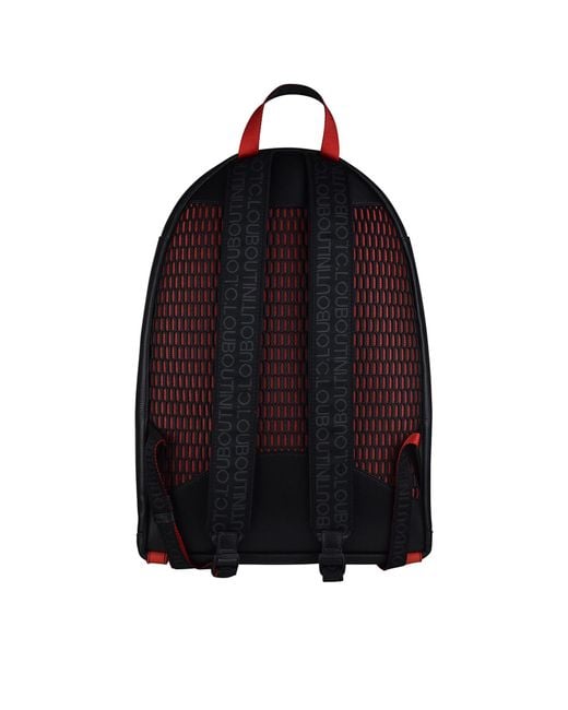 Christian Louboutin Black Backparis Backpack for men