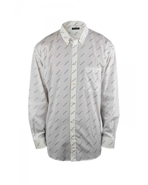 Balenciaga Gray Shirt for men