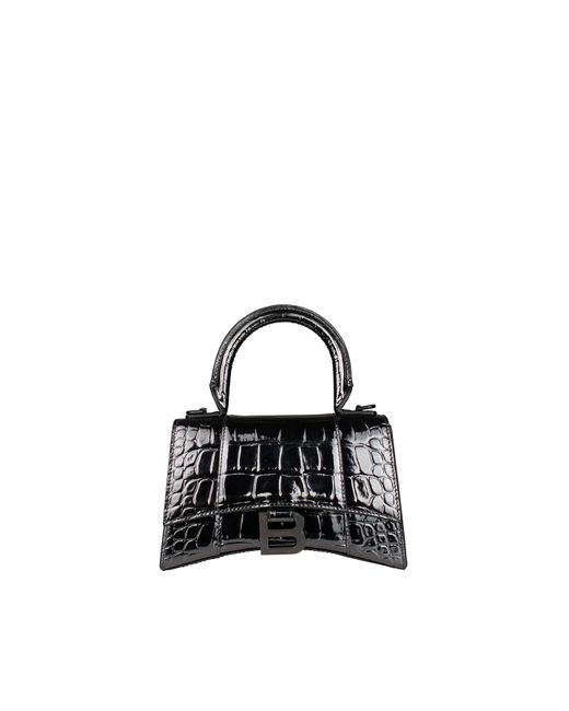 Balenciaga Black Hourglass Handbag