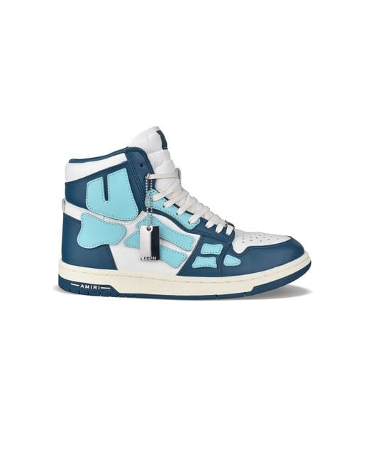 Amiri Blue Skel Top High Sneakers for men