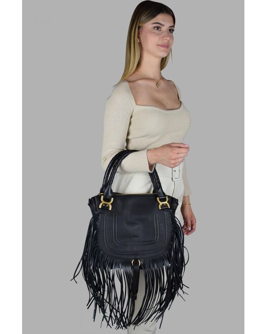 Chloé Black Marcie Handbag