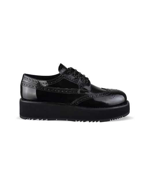 Derbies Prada en coloris Black
