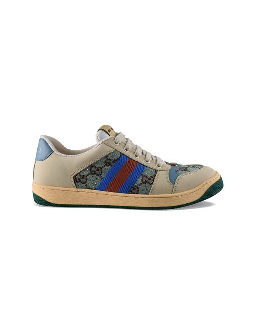 Gucci Blue Screener Sneakers for men