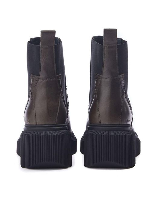 Shoon Blue Sh Otago Leather