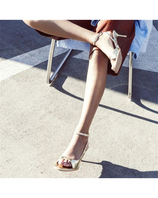 Moda In Pelle Metallic Manella Snake Print