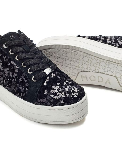 Moda In Pelle Blue Buttercupp Sequin