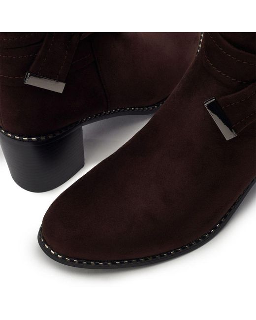 Moda In Pelle Brown Sabea Dark Alcantara