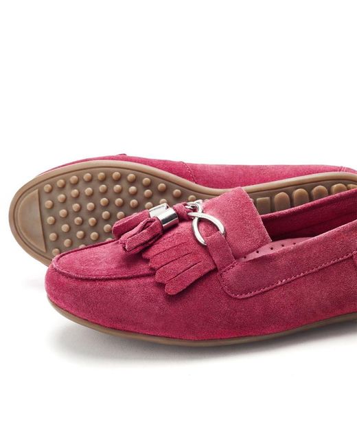 Moda In Pelle Purple Essana Suede