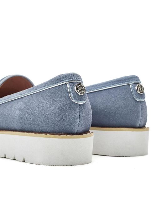 Moda In Pelle Blue Elber Light Suede