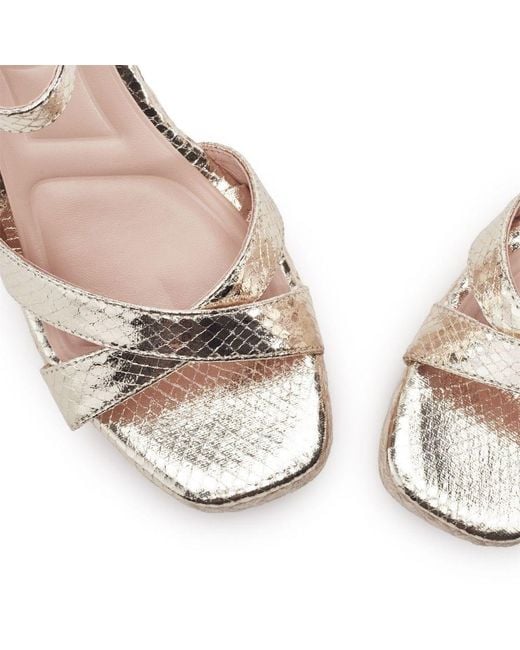 Moda In Pelle Metallic Maylia Snake Print