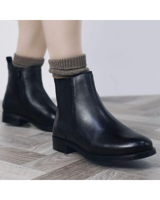 M By Moda Blue Onsha Leather