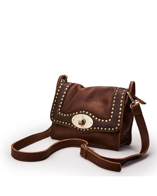 Moda In Pelle Brown Charlotte Bag Tan Leather