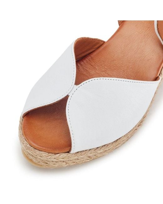 Moda In Pelle White Kiona Off Leather