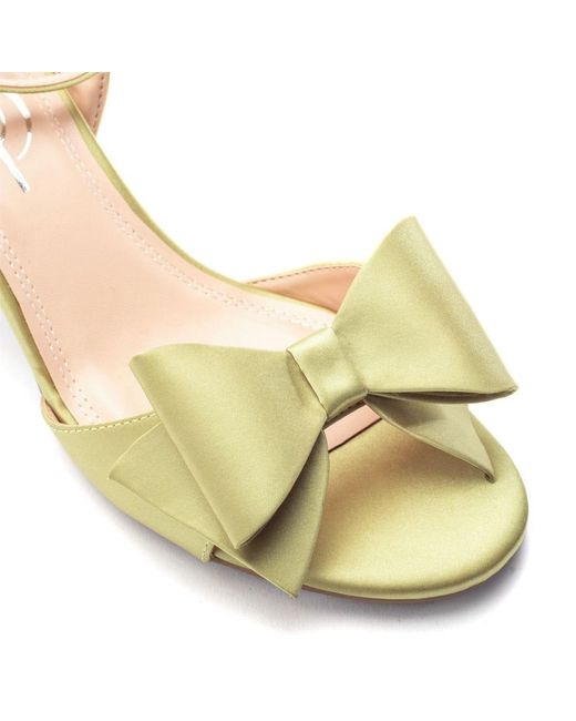 Moda In Pelle Metallic Lotty Lime Satin