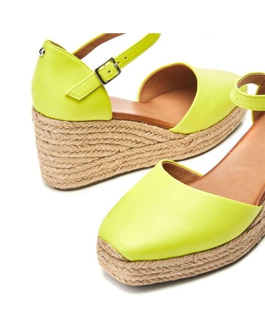 Moda In Pelle Yellow Gialla Lime Green Leather