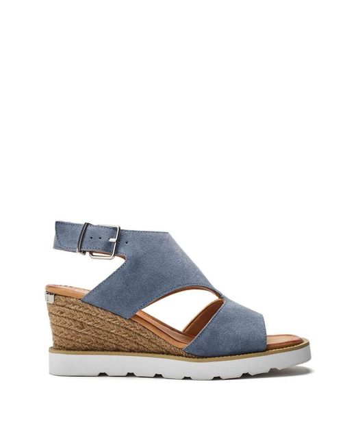 Moda In Pelle Blue Mapel Light Suede