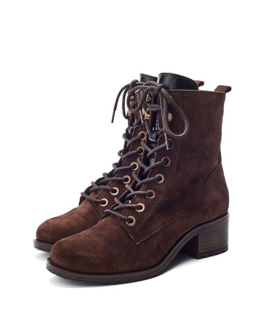 Moda In Pelle Purple Bezzy Dark Suede