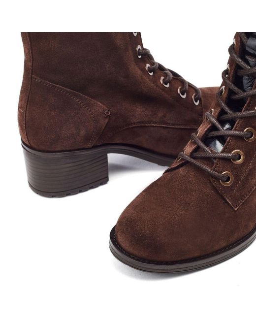 Moda In Pelle Purple Bezzy Dark Suede