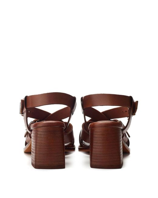 Shoon Brown Sh Sandie Leather