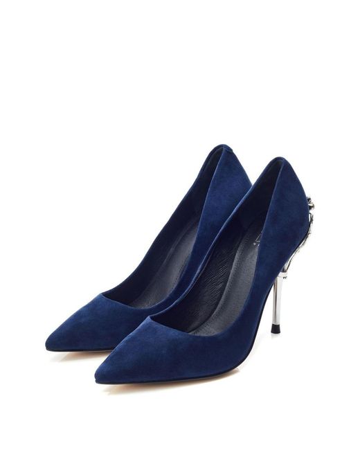 Moda In Pelle Blue Illari Suede