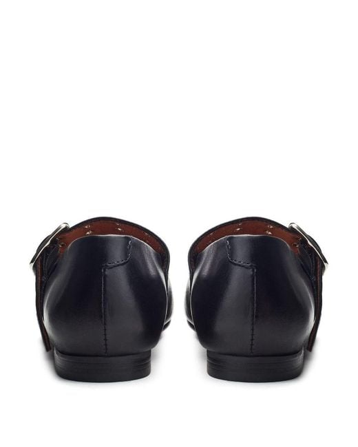 Shoon Blue Sh Ilice Leather