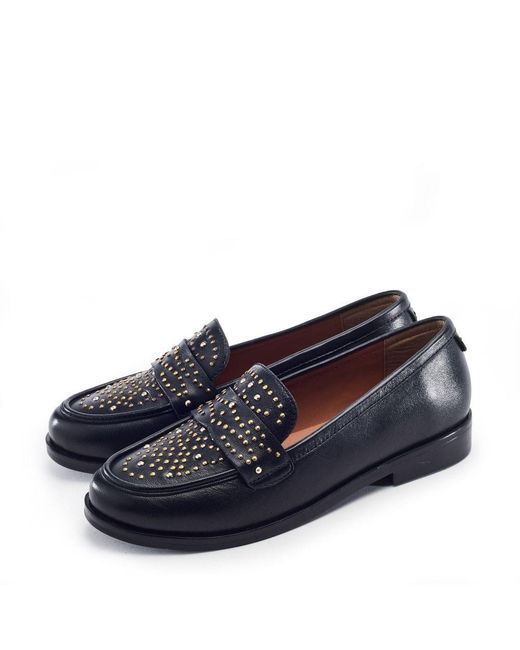 Moda In Pelle Blue Feona Leather