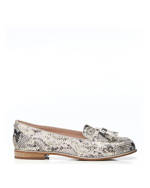 Moda In Pelle Metallic Evvaa Snake Print