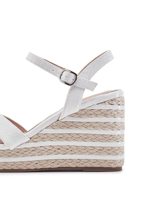 Moda In Pelle White Maylia Snake Print