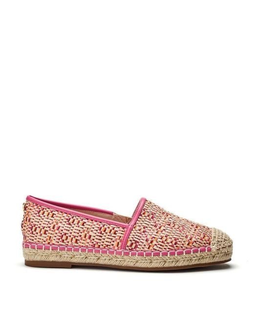 Moda In Pelle Pink Helio Raffia