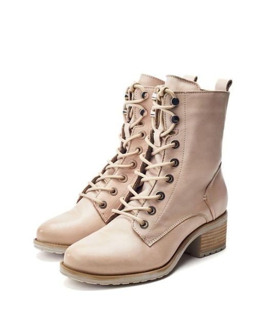 Moda In Pelle Natural Bezzy Cream Leather