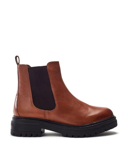 Moda In Pelle Brown Olaio Leather