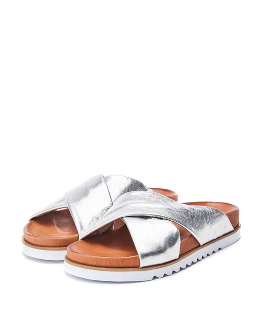 Moda In Pelle Metallic Oddelia Leather