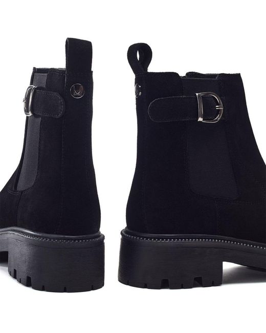 M By Moda Blue Ovalie Suede