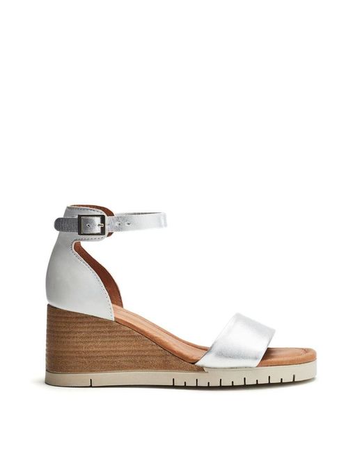 Moda In Pelle White Karia Leather