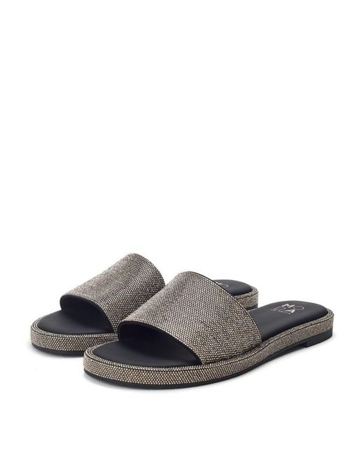 Moda In Pelle Brown Jaz Metallic
