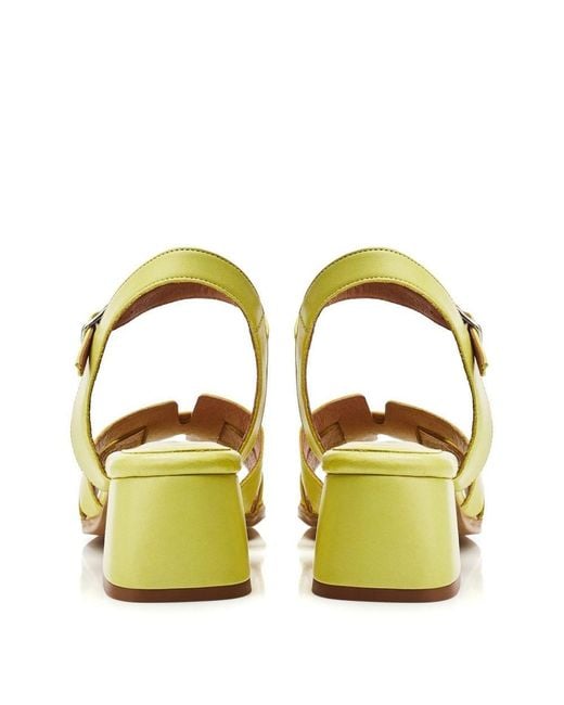 Moda In Pelle Yellow Mariie Lime Green Leather