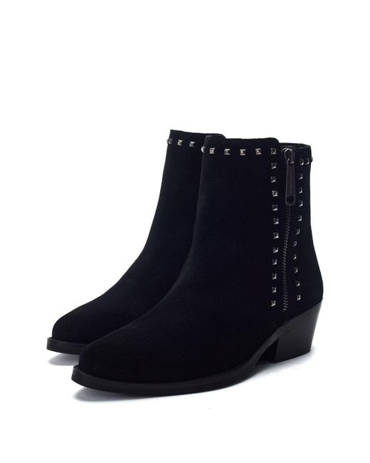 Moda In Pelle Blue Ossio Suede