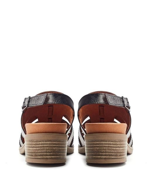 Shoon Brown Sh Mere Pewter Leather