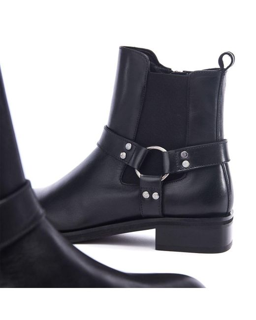 Moda In Pelle Blue Palanne Leather