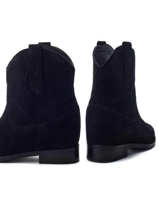 Shoon Blue Sh Gallop Suede