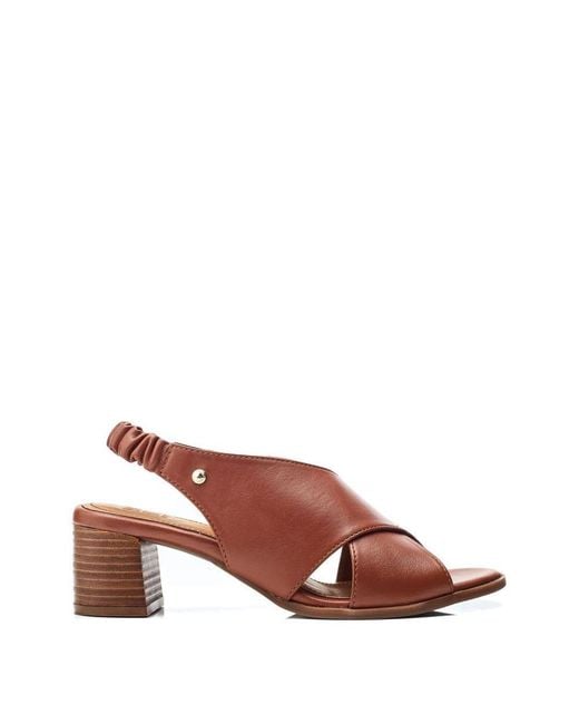 Moda In Pelle Brown Prinia Leather