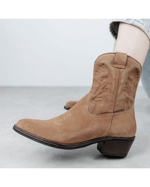 Moda In Pelle Brown Bletchley Suede